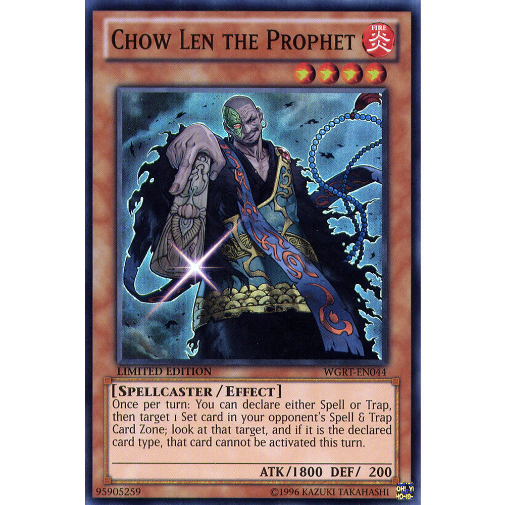 Chow Len the Prophet WGRT-EN044 Yu-Gi-Oh! Card from the War of the Giants Reinforcements Set