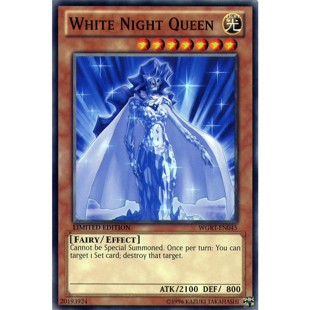 White Night Queen WGRT-EN045 Yu-Gi-Oh! Card from the War of the Giants Reinforcements Set