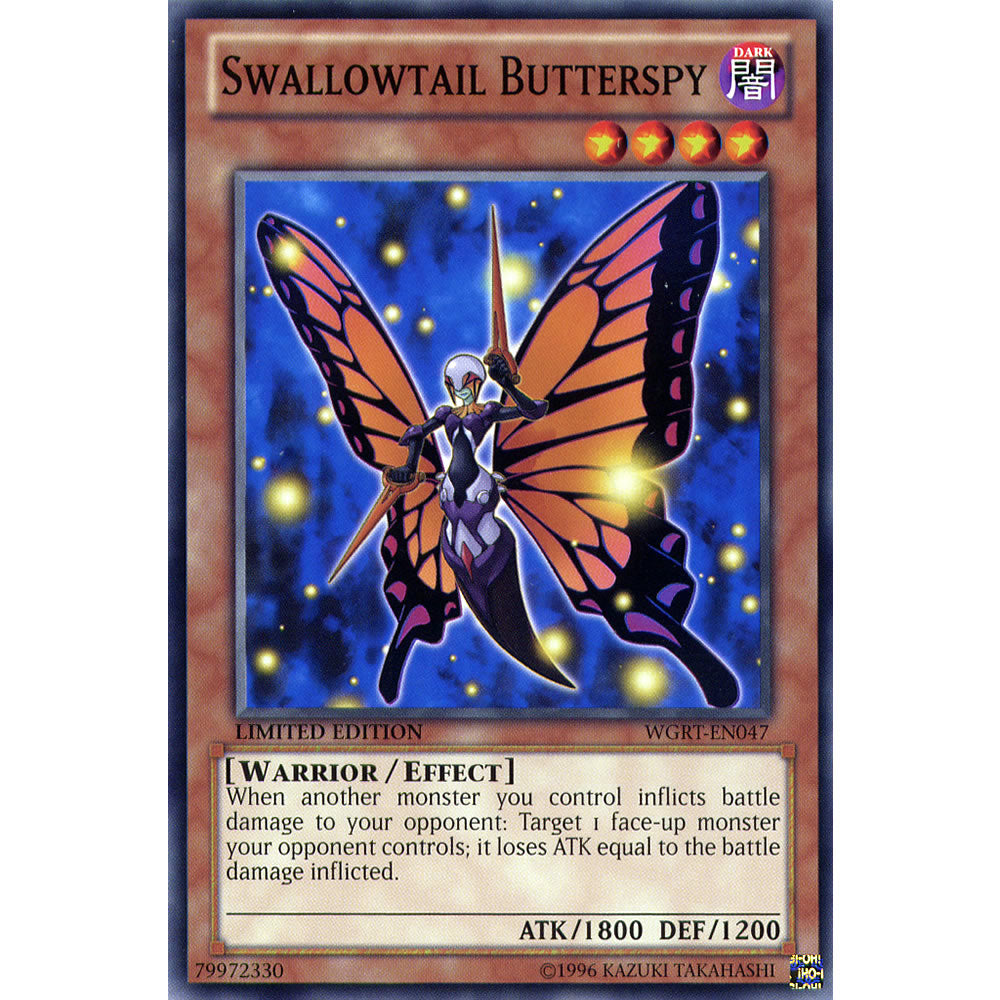 Swallowtail Butterspy WGRT-EN047 Yu-Gi-Oh! Card from the War of the Giants Reinforcements Set