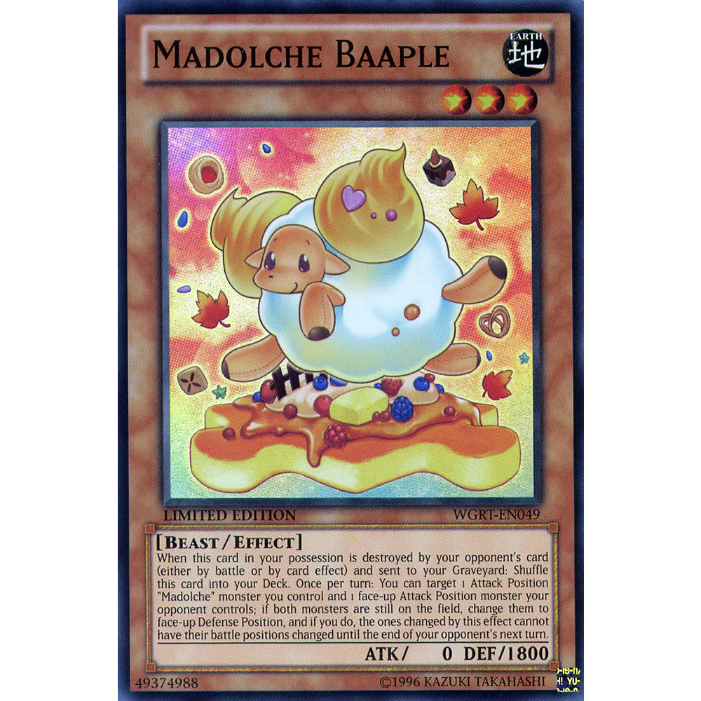 Madolche Baaple WGRT-EN049 Yu-Gi-Oh! Card from the War of the Giants Reinforcements Set