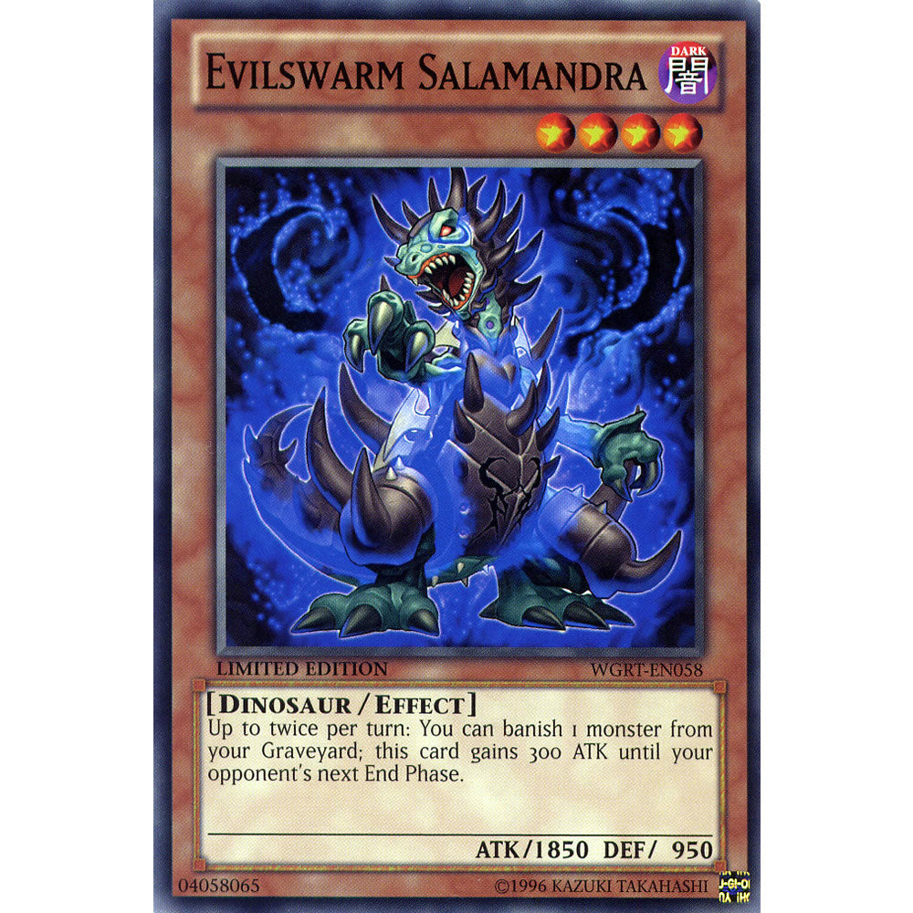 Evilswarm Salamandra WGRT-EN058 Yu-Gi-Oh! Card from the War of the Giants Reinforcements Set