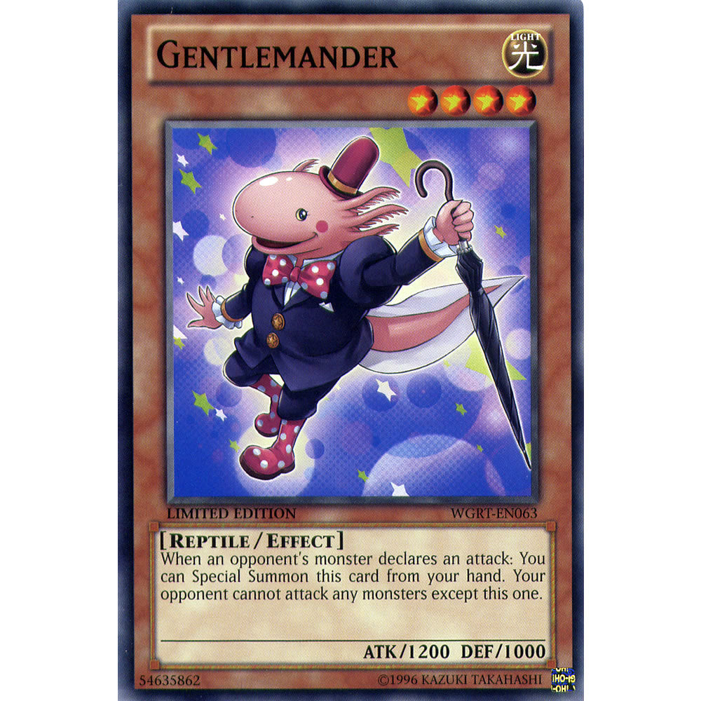 Gentlemander WGRT-EN063 Yu-Gi-Oh! Card from the War of the Giants Reinforcements Set