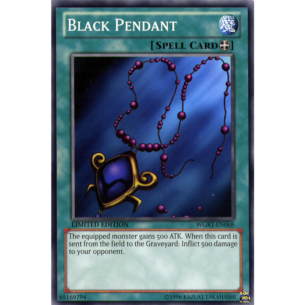 Black Pendant WGRT-EN068 Yu-Gi-Oh! Card from the War of the Giants Reinforcements Set