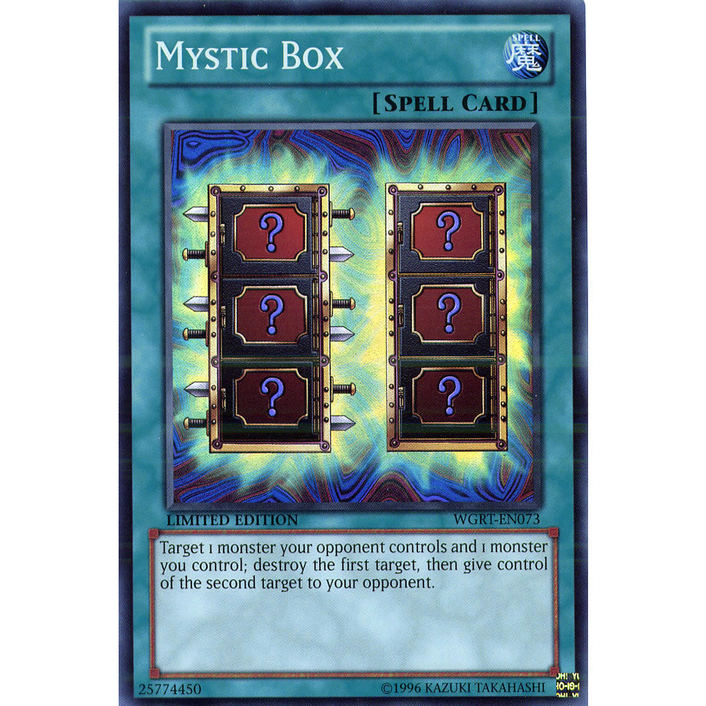 Mystic Box WGRT-EN073 Yu-Gi-Oh! Card from the War of the Giants Reinforcements Set