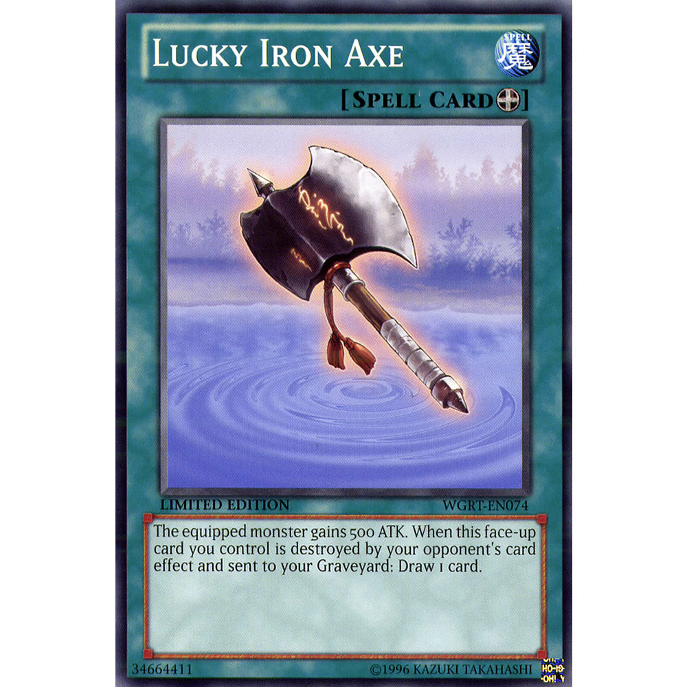 Lucky Iron Axe WGRT-EN074 Yu-Gi-Oh! Card from the War of the Giants Reinforcements Set