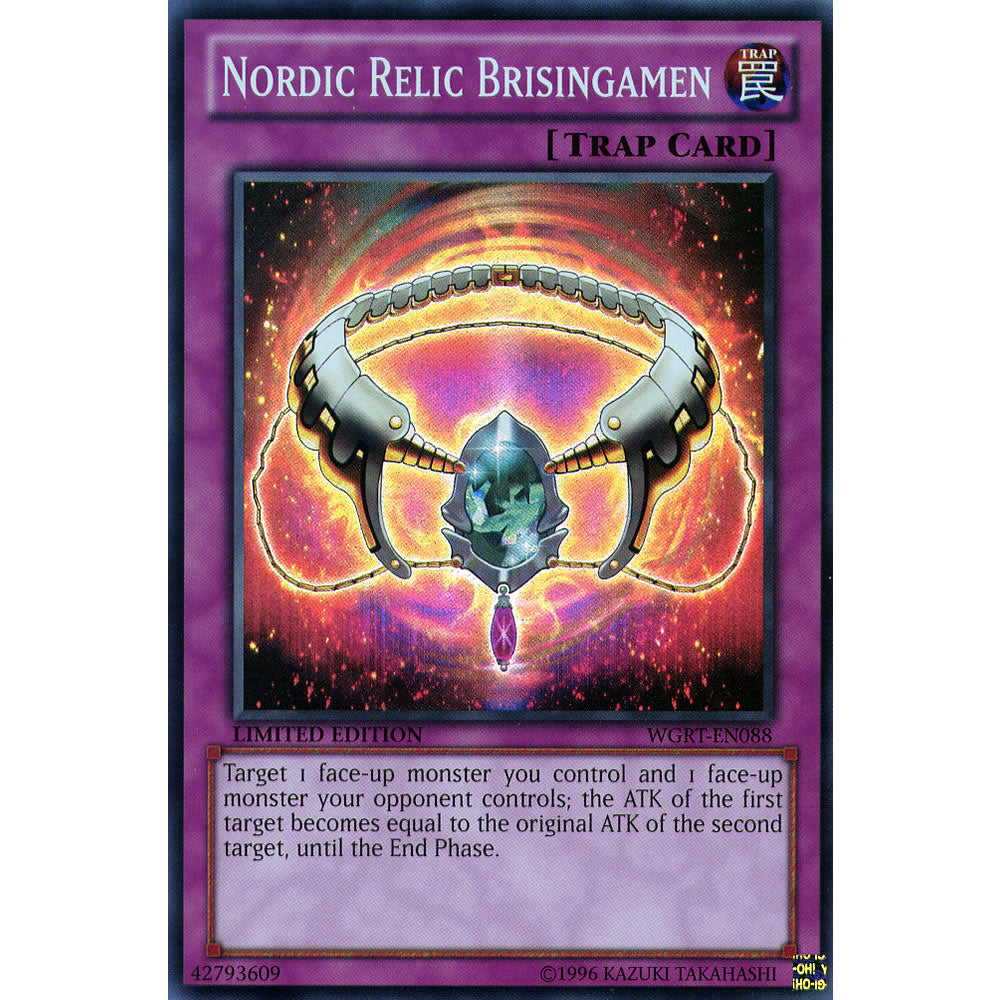 Nordic Relic Brisingamen WGRT-EN088 Yu-Gi-Oh! Card from the War of the Giants Reinforcements Set