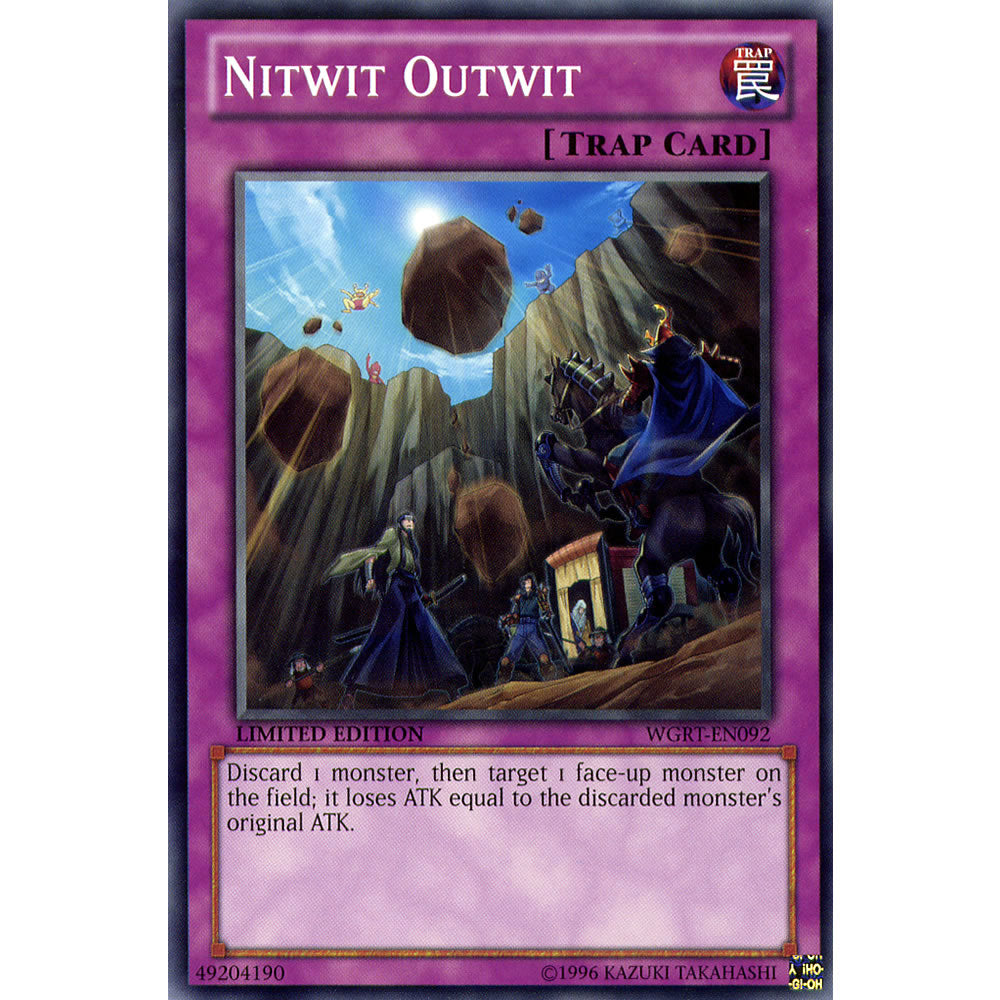 Nitwit Outwit WGRT-EN092 Yu-Gi-Oh! Card from the War of the Giants Reinforcements Set
