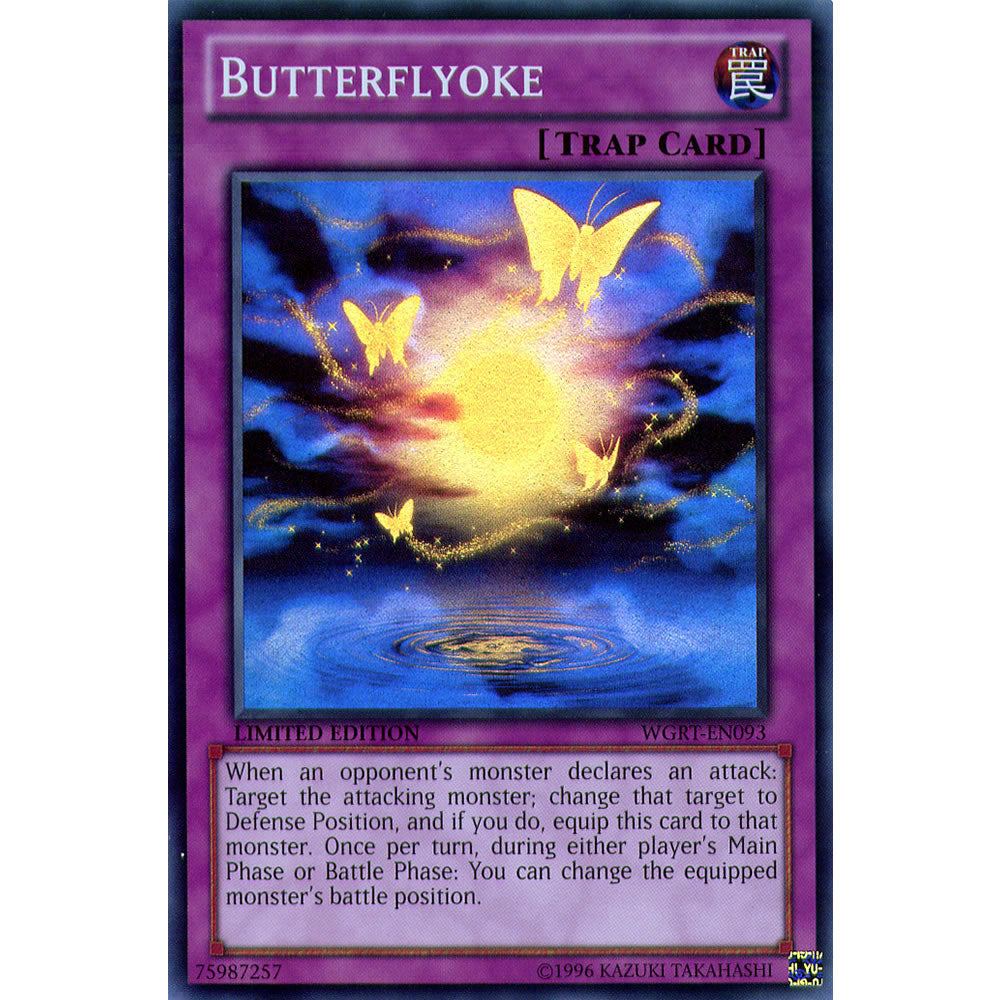 Butterflyoke WGRT-EN093 Yu-Gi-Oh! Card from the War of the Giants Reinforcements Set