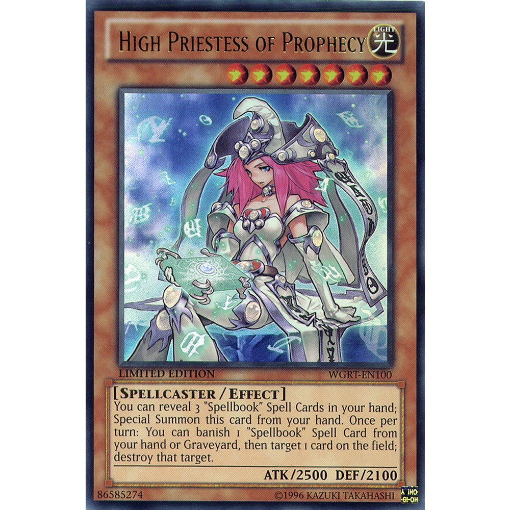 High Priestess Of Prophecy WGRT-EN100 Yu-Gi-Oh! Card from the War of the Giants Reinforcements Set