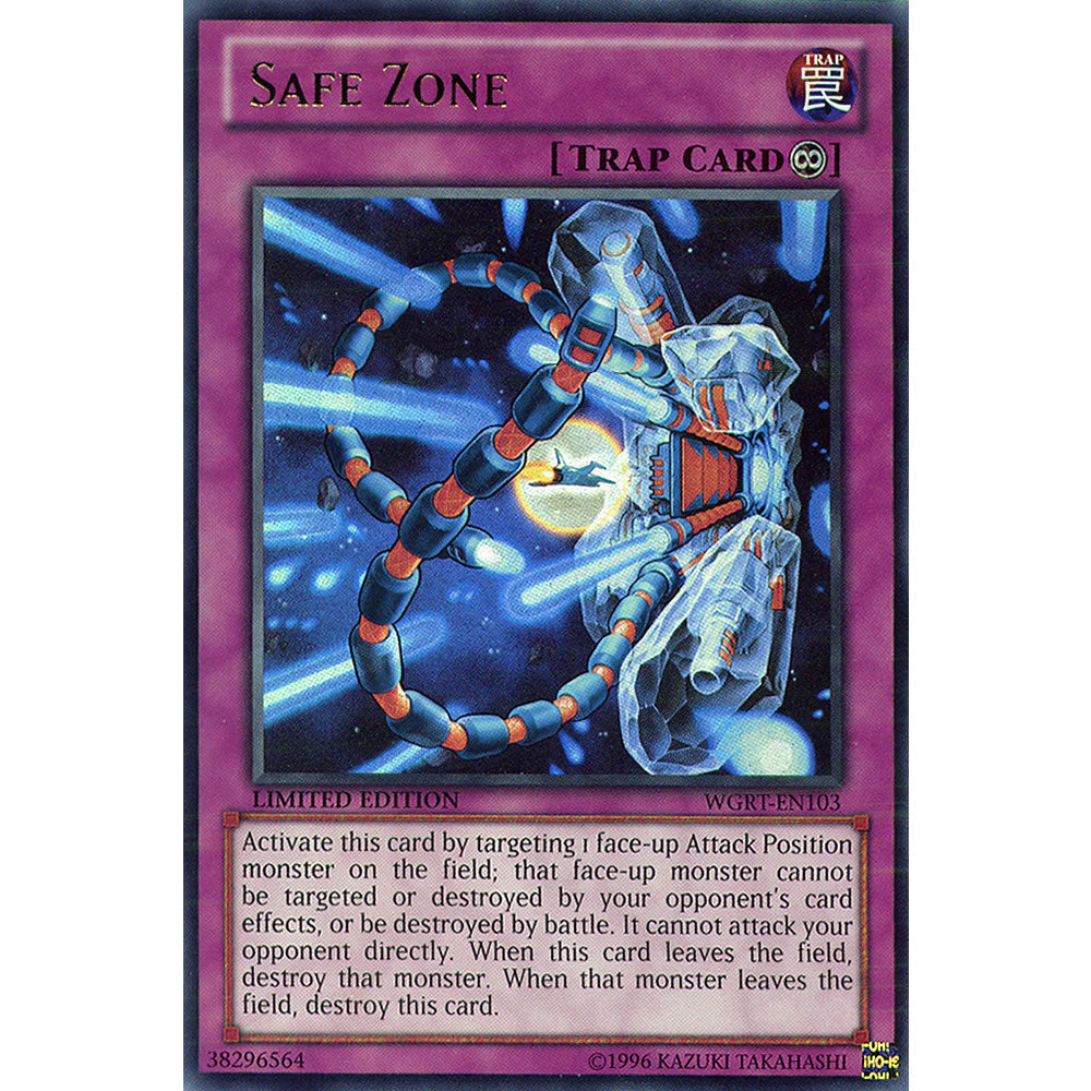 Safe Zone WGRT-EN103 Yu-Gi-Oh! Card from the War of the Giants Reinforcements Set