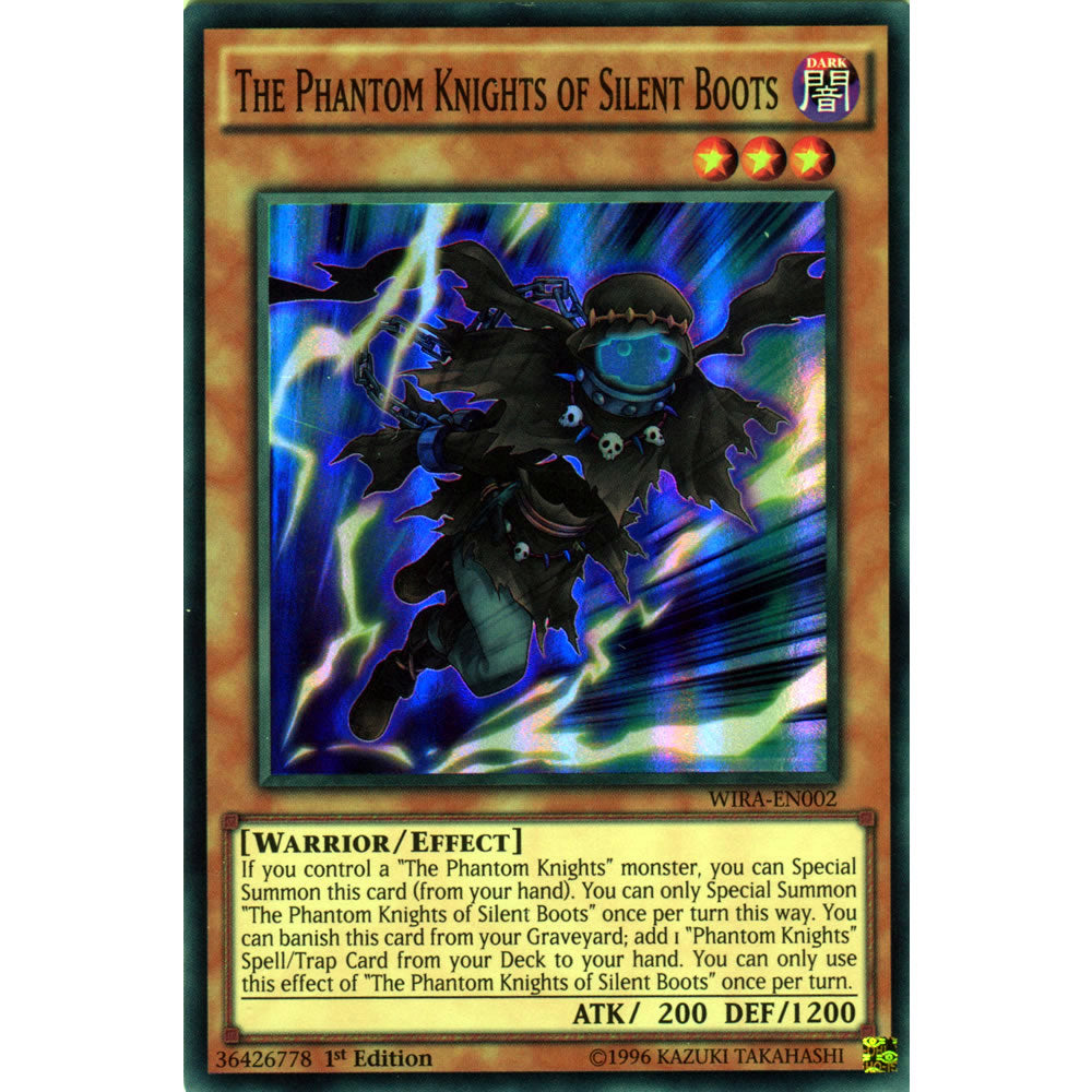 The Phantom Knights of Silent Boots WIRA-EN002 Yu-Gi-Oh! Card from the Wing Raiders Set