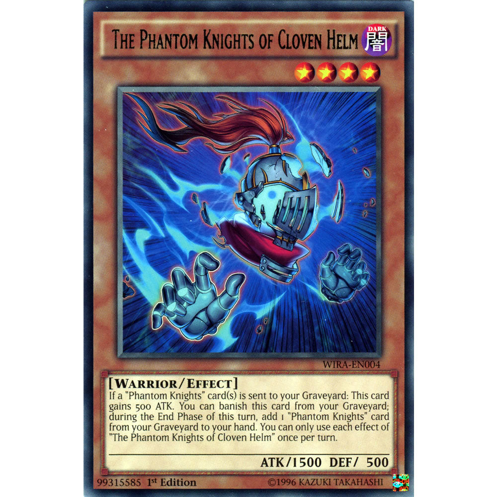 The Phantom Knights of Cloven Helm WIRA-EN004 Yu-Gi-Oh! Card from the Wing Raiders Set
