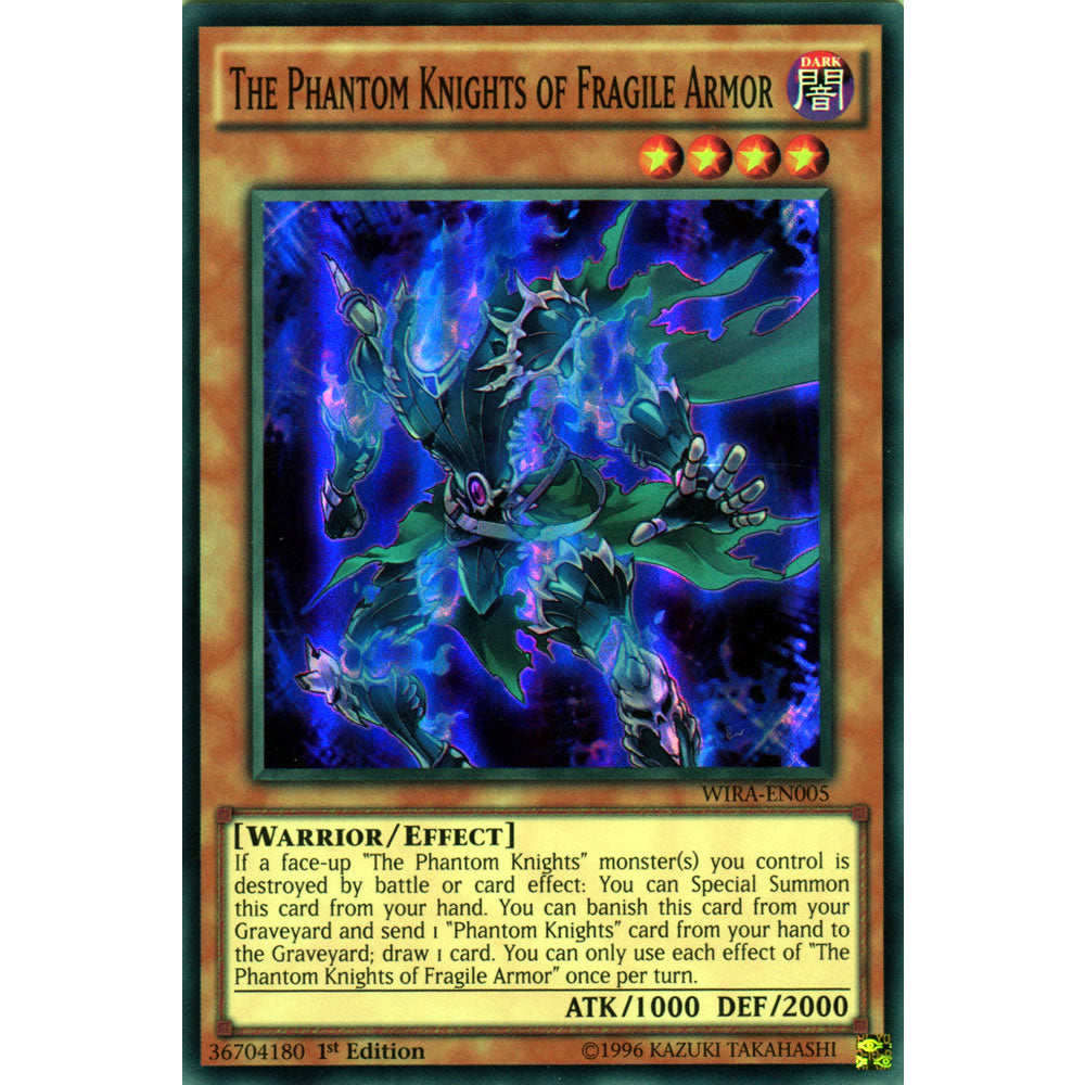 The Phantom Knights of Fragile Armor WIRA-EN005 Yu-Gi-Oh! Card from the Wing Raiders Set