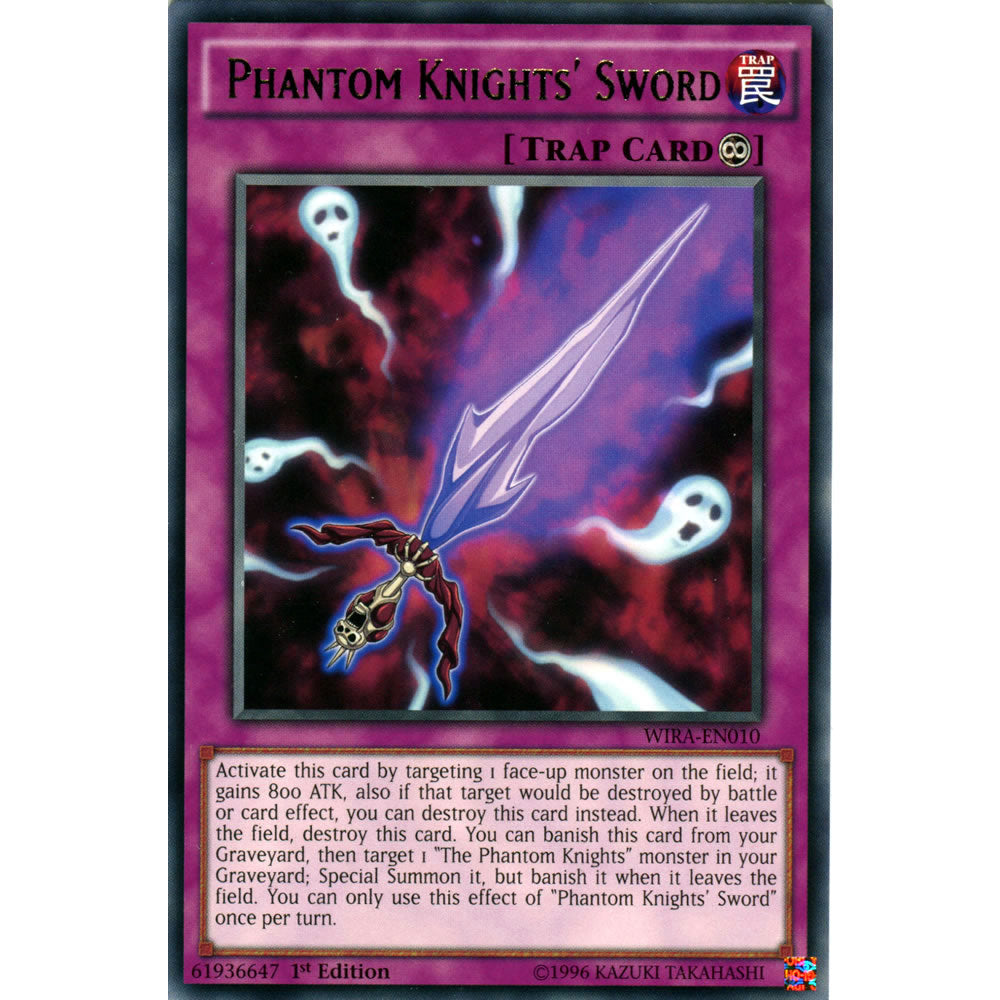 Phantom Knights' Sword WIRA-EN010 Yu-Gi-Oh! Card from the Wing Raiders Set