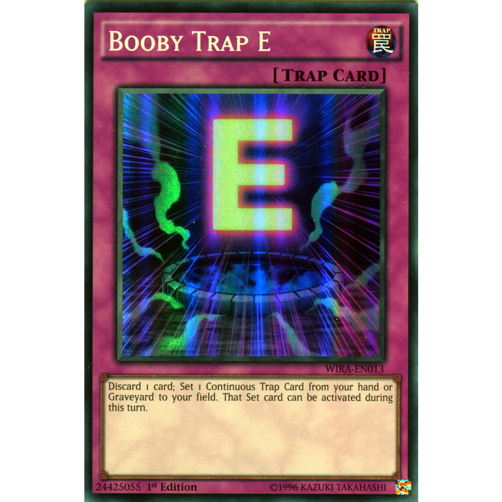 Booby Trap E WIRA-EN013 Yu-Gi-Oh! Card from the Wing Raiders Set