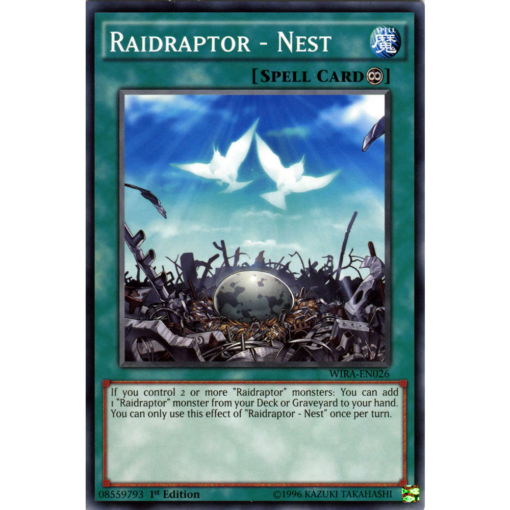 Raidraptor - Nest WIRA-EN026 Yu-Gi-Oh! Card from the Wing Raiders Set