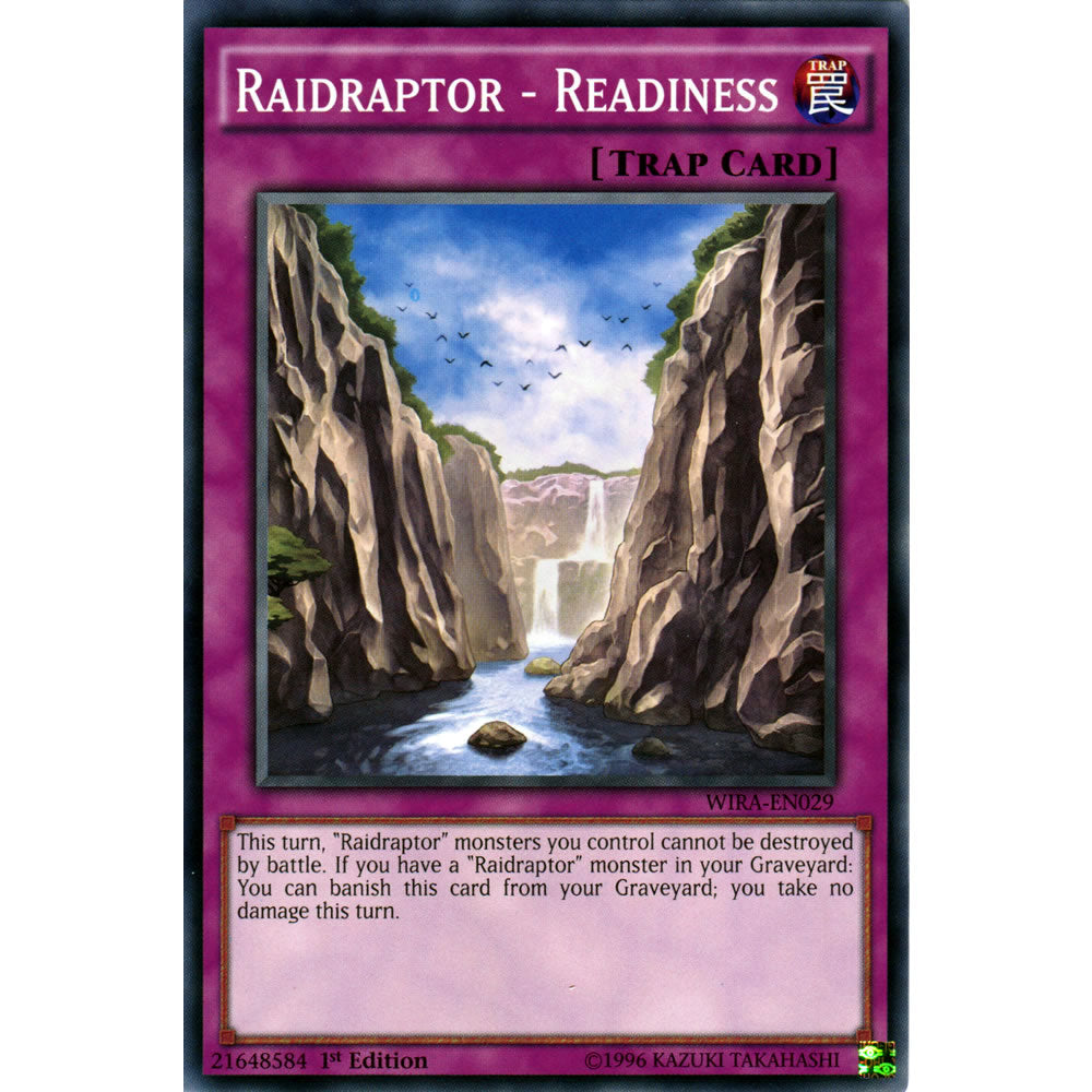 Raidraptor - Readiness WIRA-EN029 Yu-Gi-Oh! Card from the Wing Raiders Set