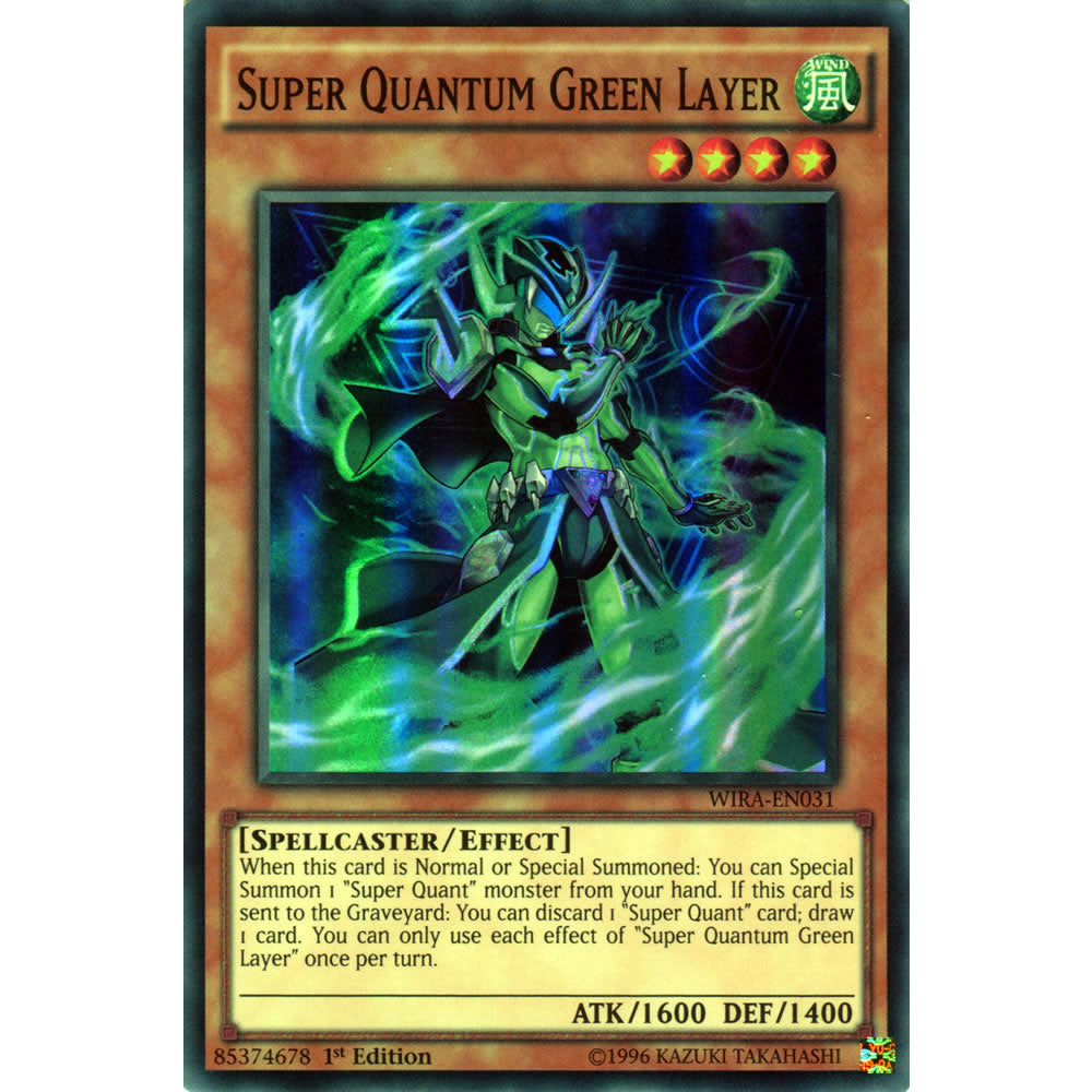 Super Quantum Green Layer WIRA-EN031 Yu-Gi-Oh! Card from the Wing Raiders Set