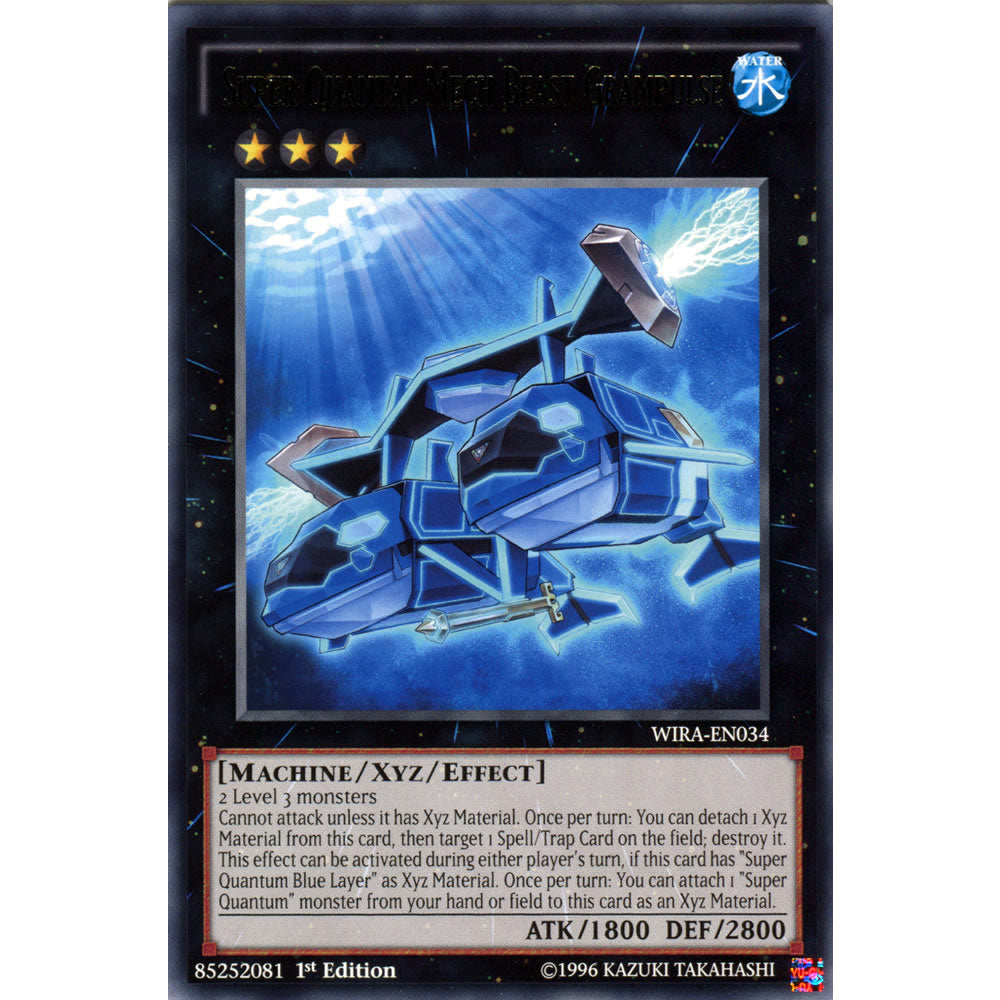 Super Quantal Mech Beast Grampulse WIRA-EN034 Yu-Gi-Oh! Card from the Wing Raiders Set