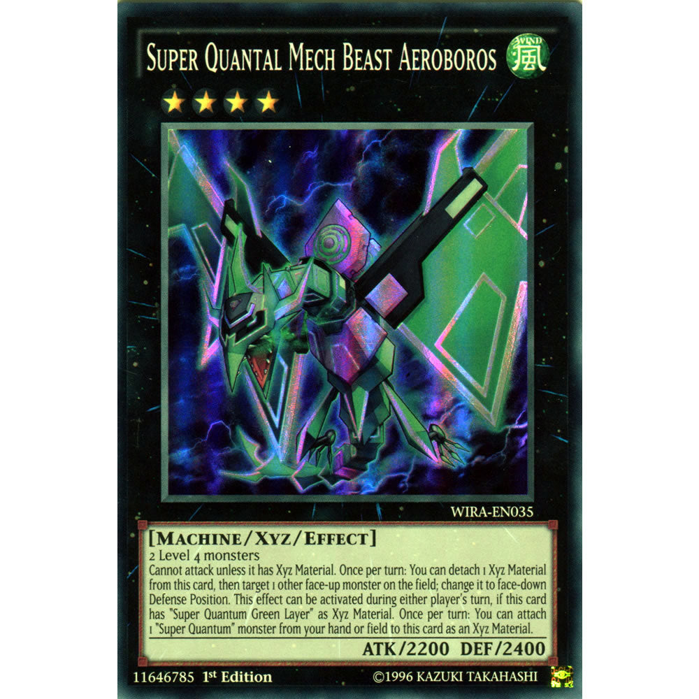 Super Quantal Mech Beast Aeroboros WIRA-EN035 Yu-Gi-Oh! Card from the Wing Raiders Set