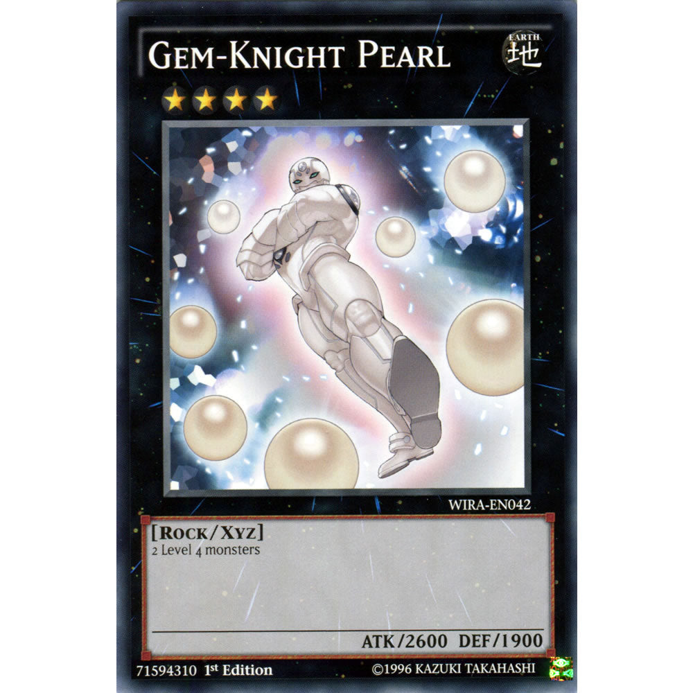 Gem-Knight Pearl WIRA-EN042 Yu-Gi-Oh! Card from the Wing Raiders Set