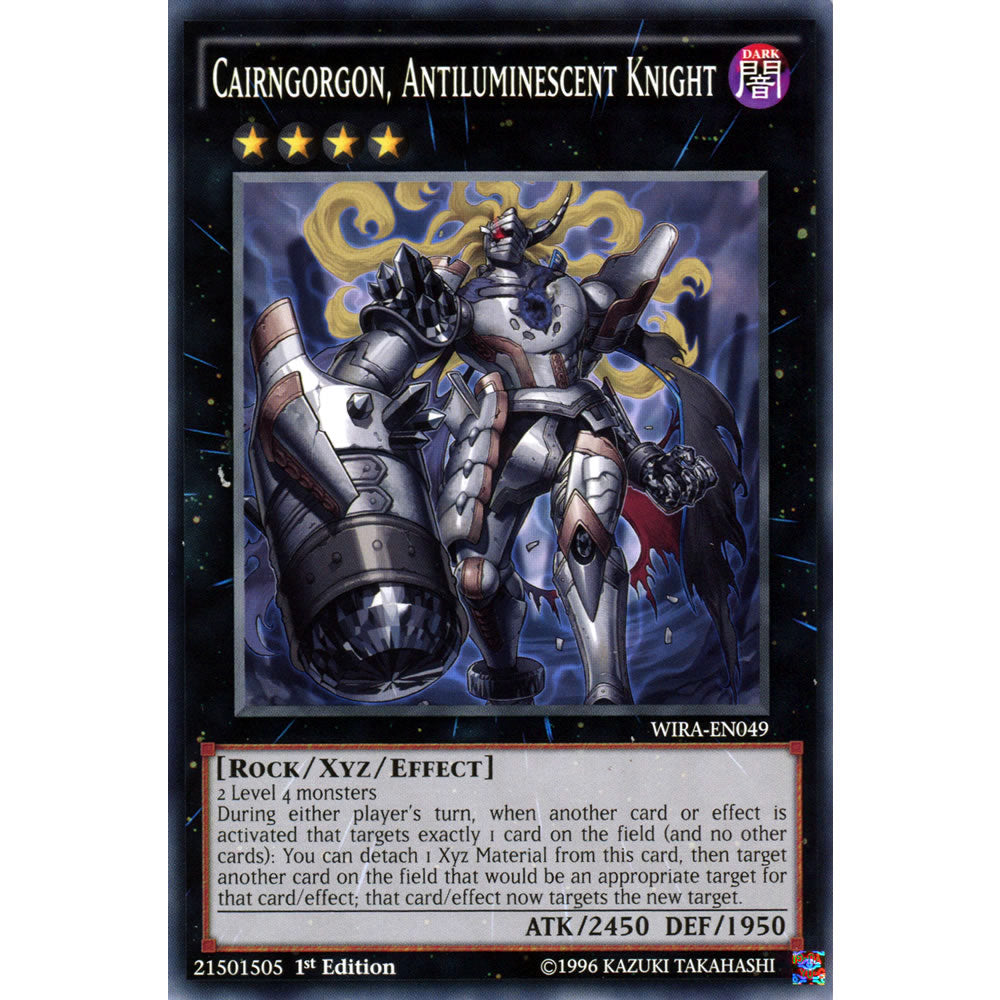 Cairngorgon, Antiluminescent Knight WIRA-EN049 Yu-Gi-Oh! Card from the Wing Raiders Set