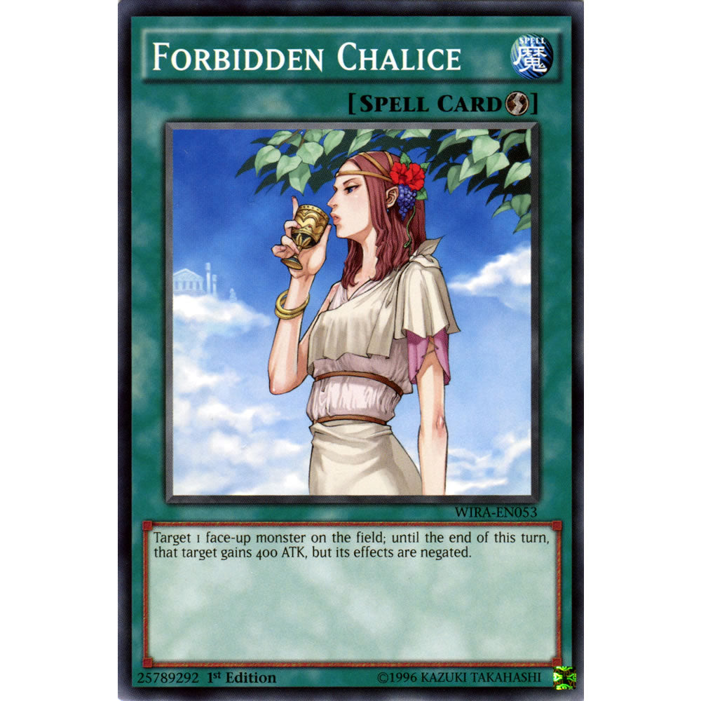 Forbidden Chalice WIRA-EN053 Yu-Gi-Oh! Card from the Wing Raiders Set