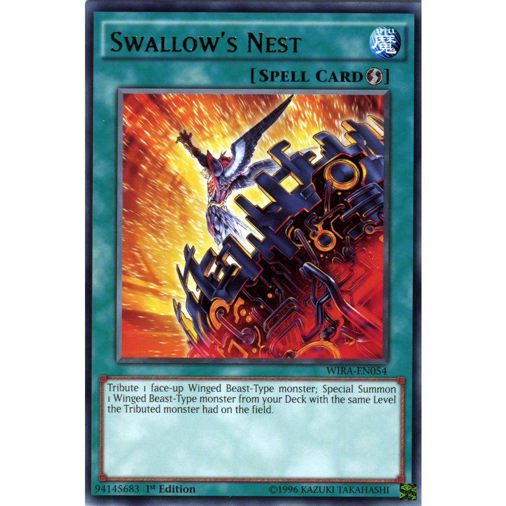 Swallow's Nest WIRA-EN054 Yu-Gi-Oh! Card from the Wing Raiders Set