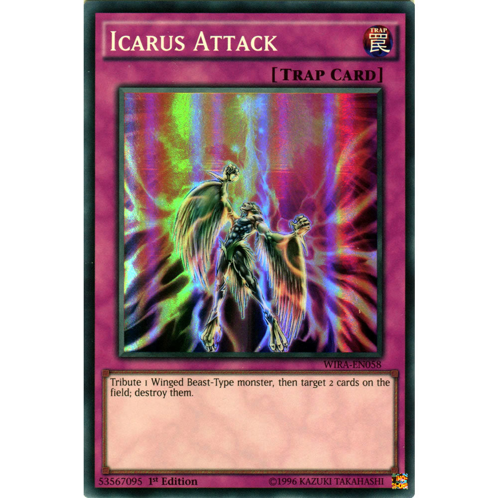 Icarus Attack WIRA-EN058 Yu-Gi-Oh! Card from the Wing Raiders Set