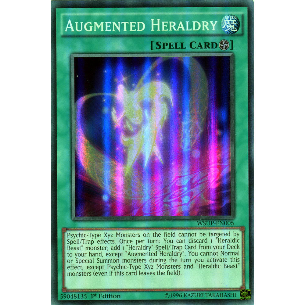 Augmented Heraldry WSUP-EN005 Yu-Gi-Oh! Card from the World Superstars Set