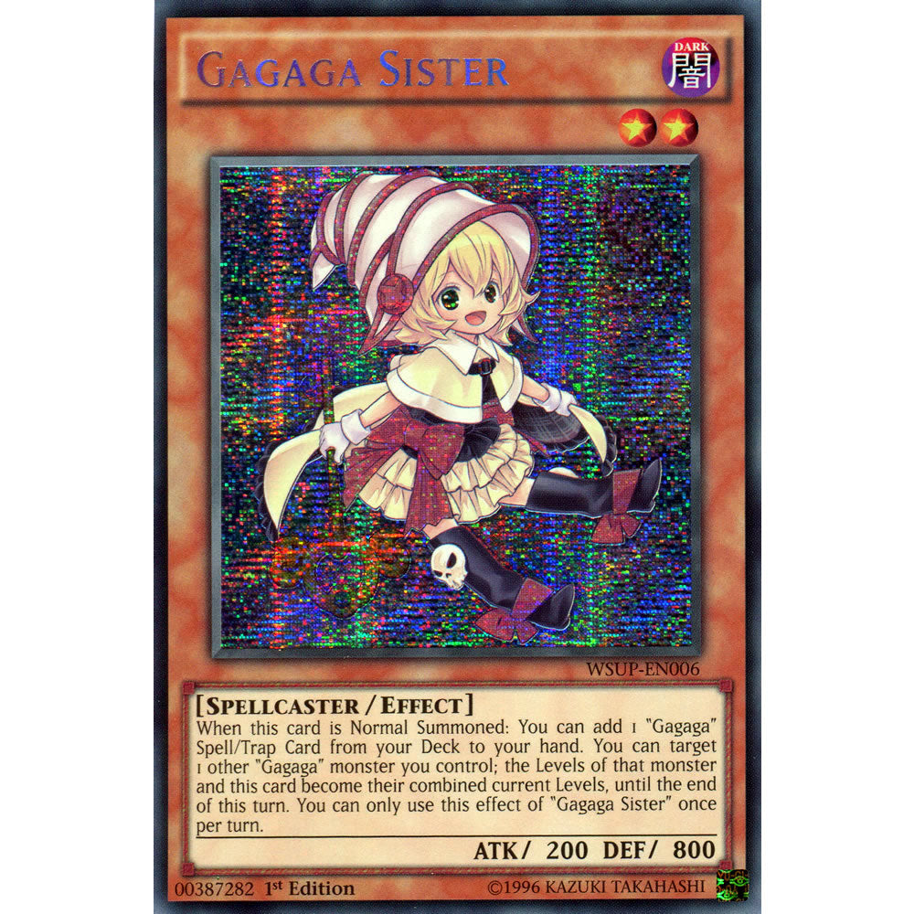 Gagaga Sister WSUP-EN006 Yu-Gi-Oh! Card from the World Superstars Set