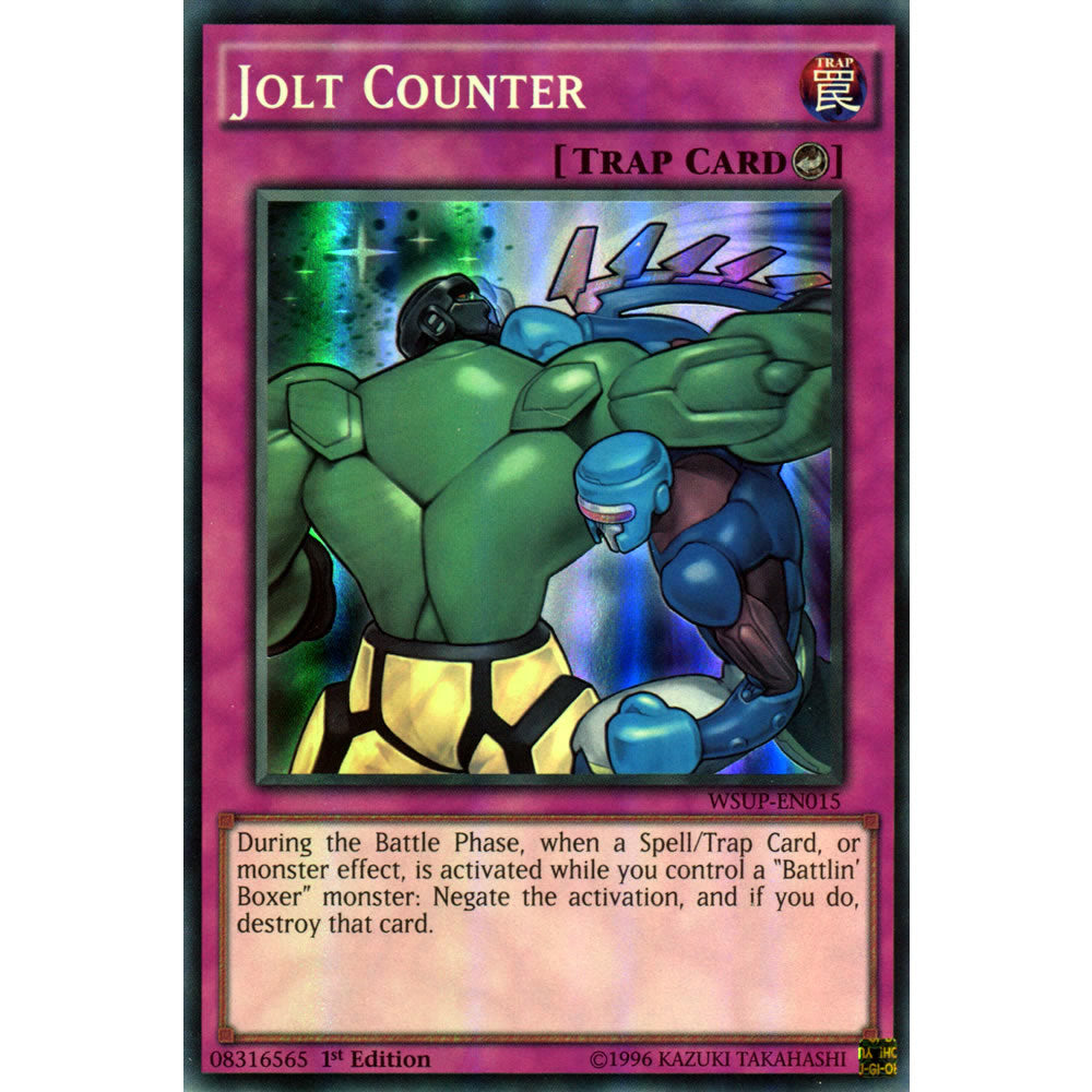 Jolt Counter WSUP-EN015 Yu-Gi-Oh! Card from the World Superstars Set