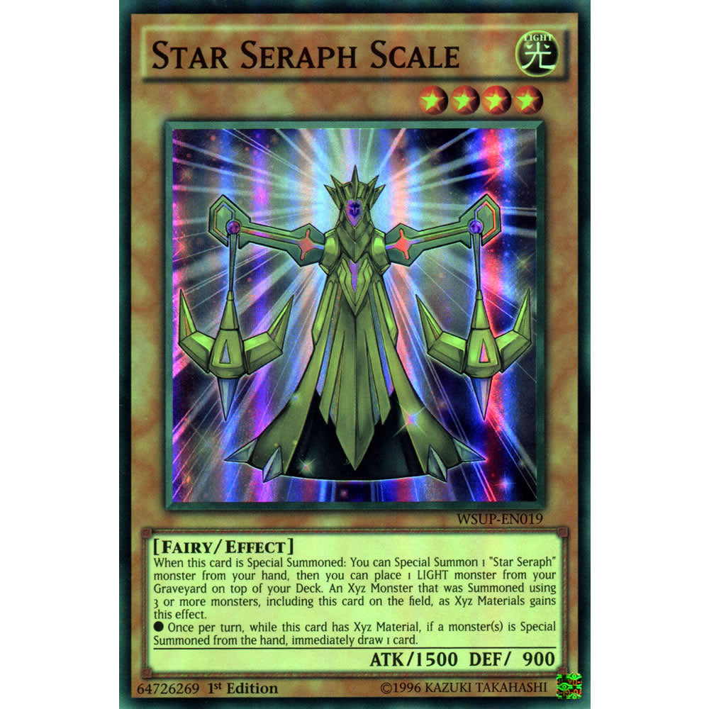 Star Seraph Scale WSUP-EN019 Yu-Gi-Oh! Card from the World Superstars Set