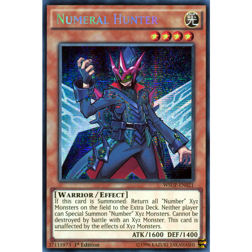 Numeral Hunter WSUP-EN021 Yu-Gi-Oh! Card from the World Superstars Set