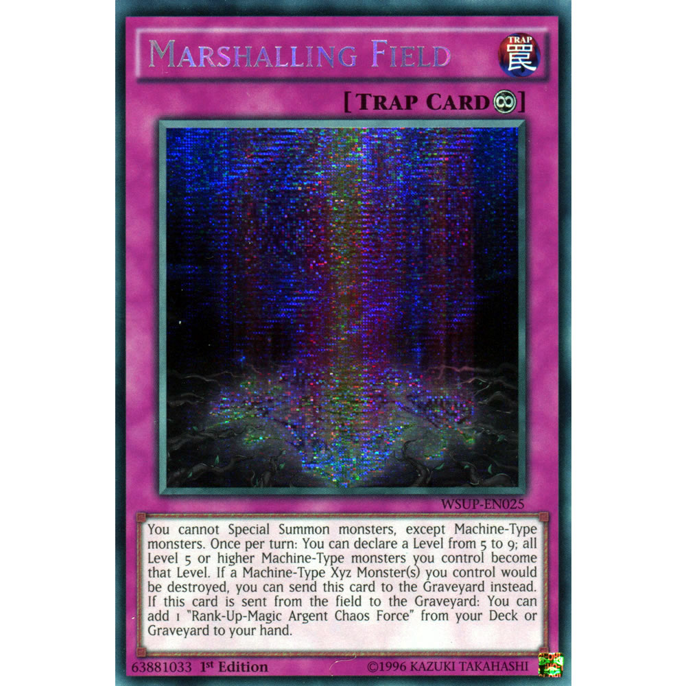 Marshalling Field WSUP-EN025 Yu-Gi-Oh! Card from the World Superstars Set