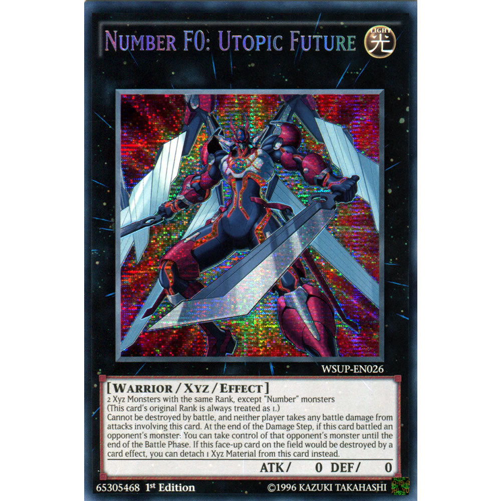Number F0: Utopic Future WSUP-EN026 Yu-Gi-Oh! Card from the World Superstars Set