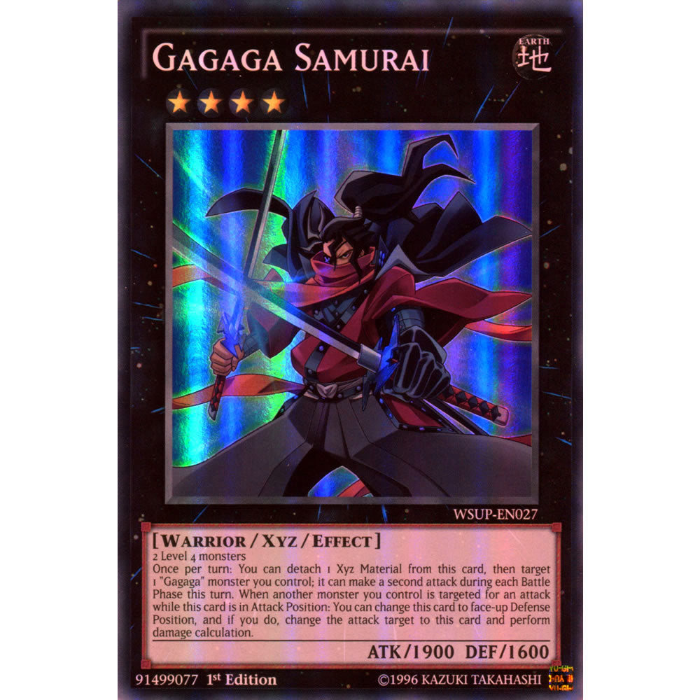 Gagaga Samurai WSUP-EN027 Yu-Gi-Oh! Card from the World Superstars Set