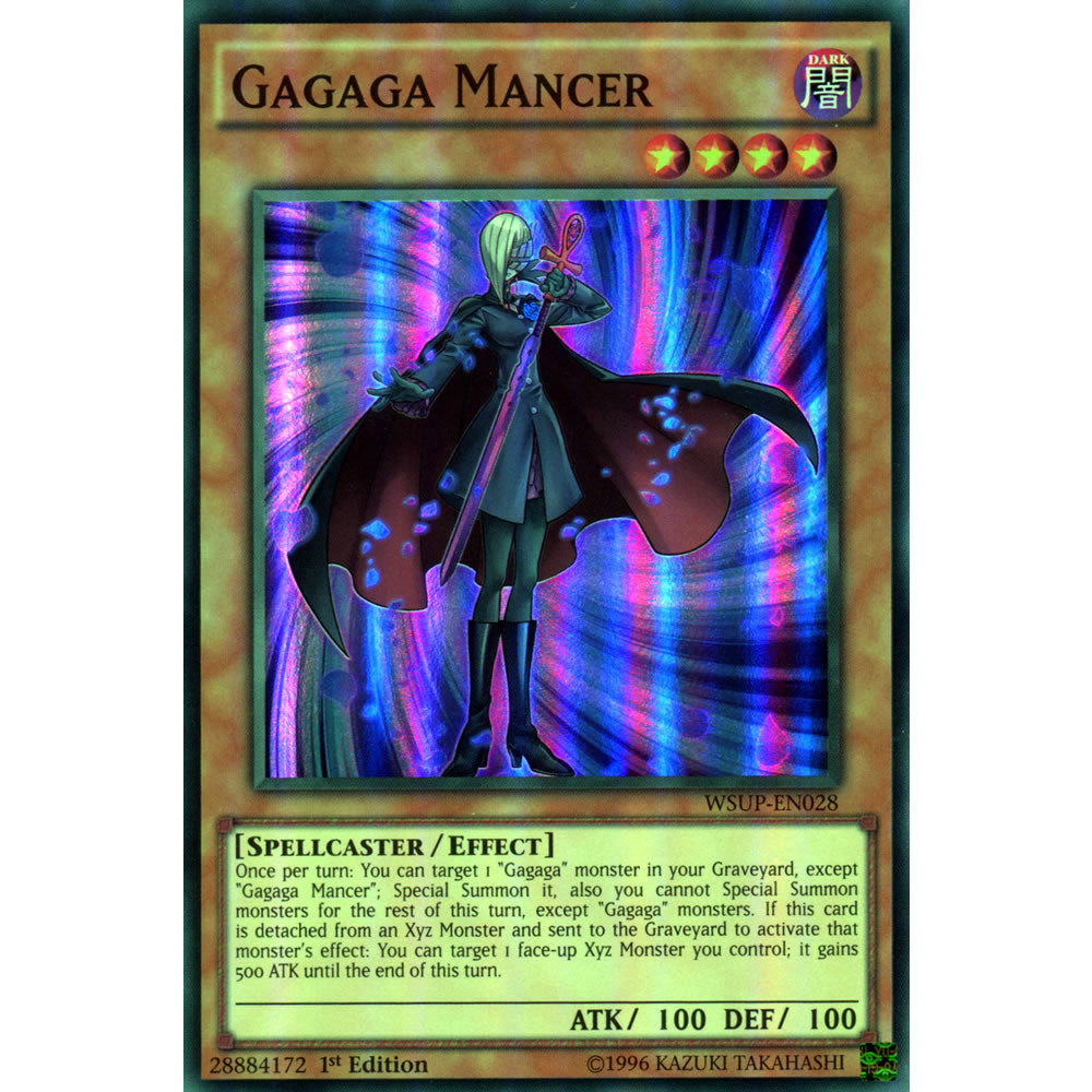 Gagaga Mancer WSUP-EN028 Yu-Gi-Oh! Card from the World Superstars Set