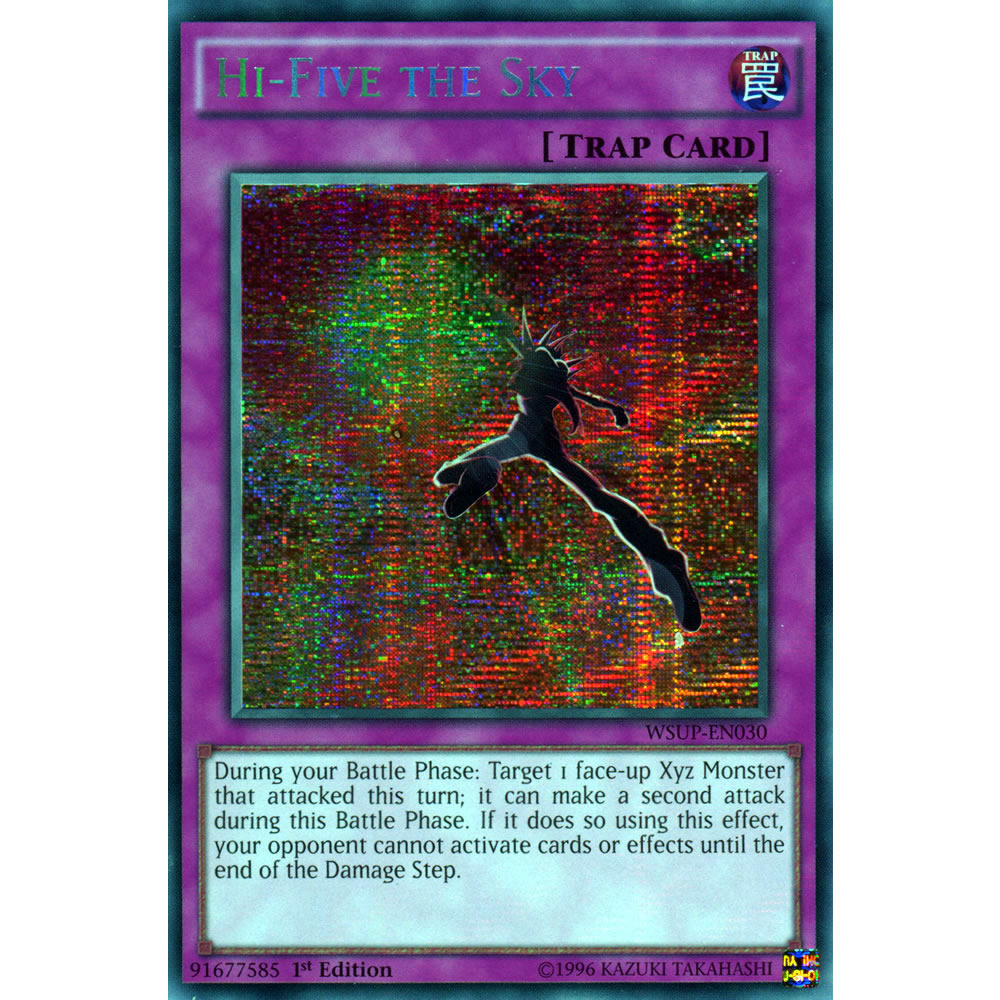 Hi-Five the Sky  WSUP-EN030 Yu-Gi-Oh! Card from the World Superstars Set