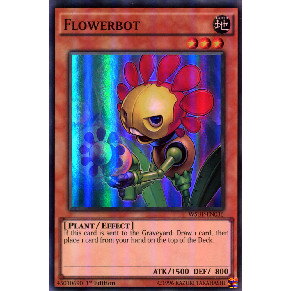 Flowerbot WSUP-EN036 Yu-Gi-Oh! Card from the World Superstars Set