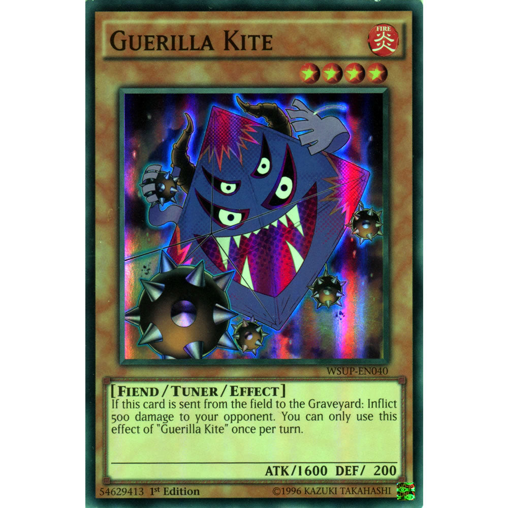 Guerilla Kite WSUP-EN040 Yu-Gi-Oh! Card from the World Superstars Set