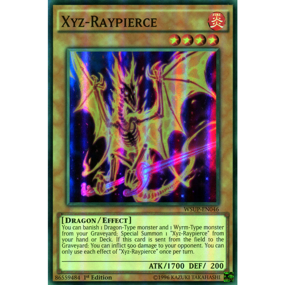 Xyz-Raypierce WSUP-EN046 Yu-Gi-Oh! Card from the World Superstars Set