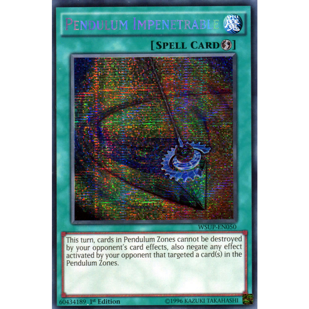 Pendulum Impenetrable WSUP-EN050 Yu-Gi-Oh! Card from the World Superstars Set