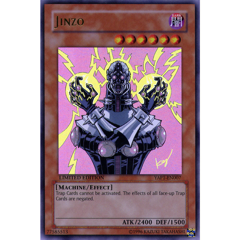 Jinzo YAP1-EN007 Yu-Gi-Oh! Card from the Shonen Jump Anniversary Pack Set