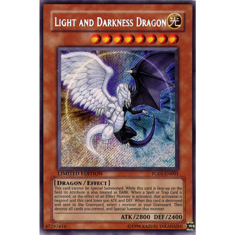 Light and Darkness Dragon YG01-EN001 Yu-Gi-Oh! Card from the GX Volume 1 Set