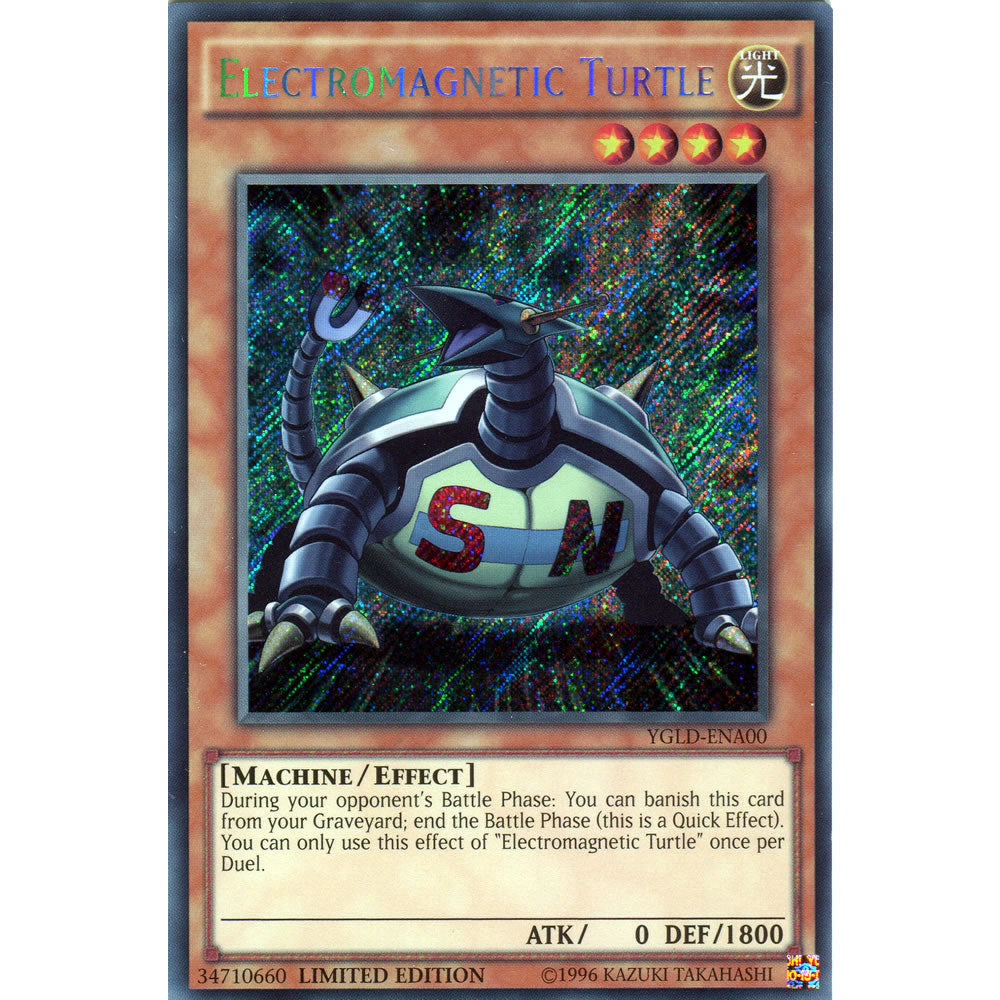 Electromagnetic Turtle YGLD-ENA00 Yu-Gi-Oh! Card from the Yugi's Legendary Decks Set