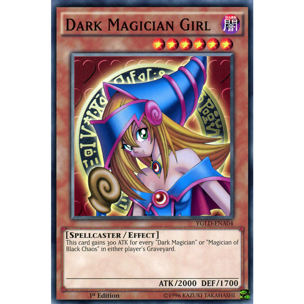 Dark Magician Girl YGLD-ENA04 Yu-Gi-Oh! Card from the Yugi's Legendary Decks Set