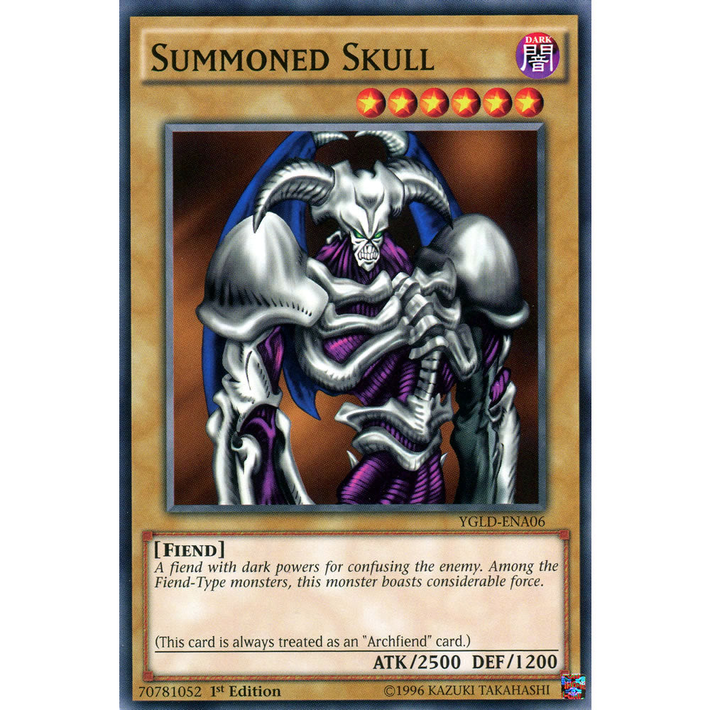 Summoned Skull YGLD-ENA06 Yu-Gi-Oh! Card from the Yugi's Legendary Decks Set