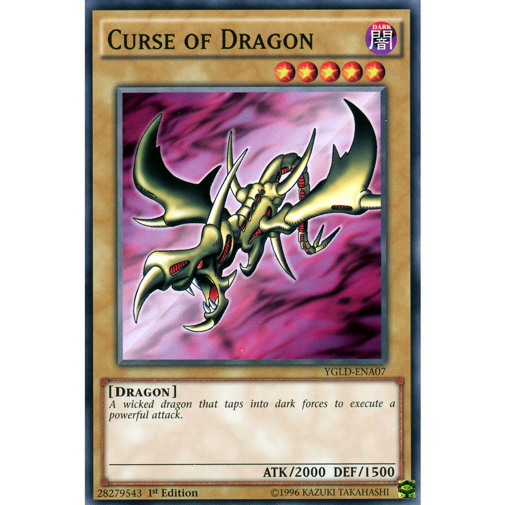 Curse of Dragon YGLD-ENA07 Yu-Gi-Oh! Card from the Yugi's Legendary Decks Set