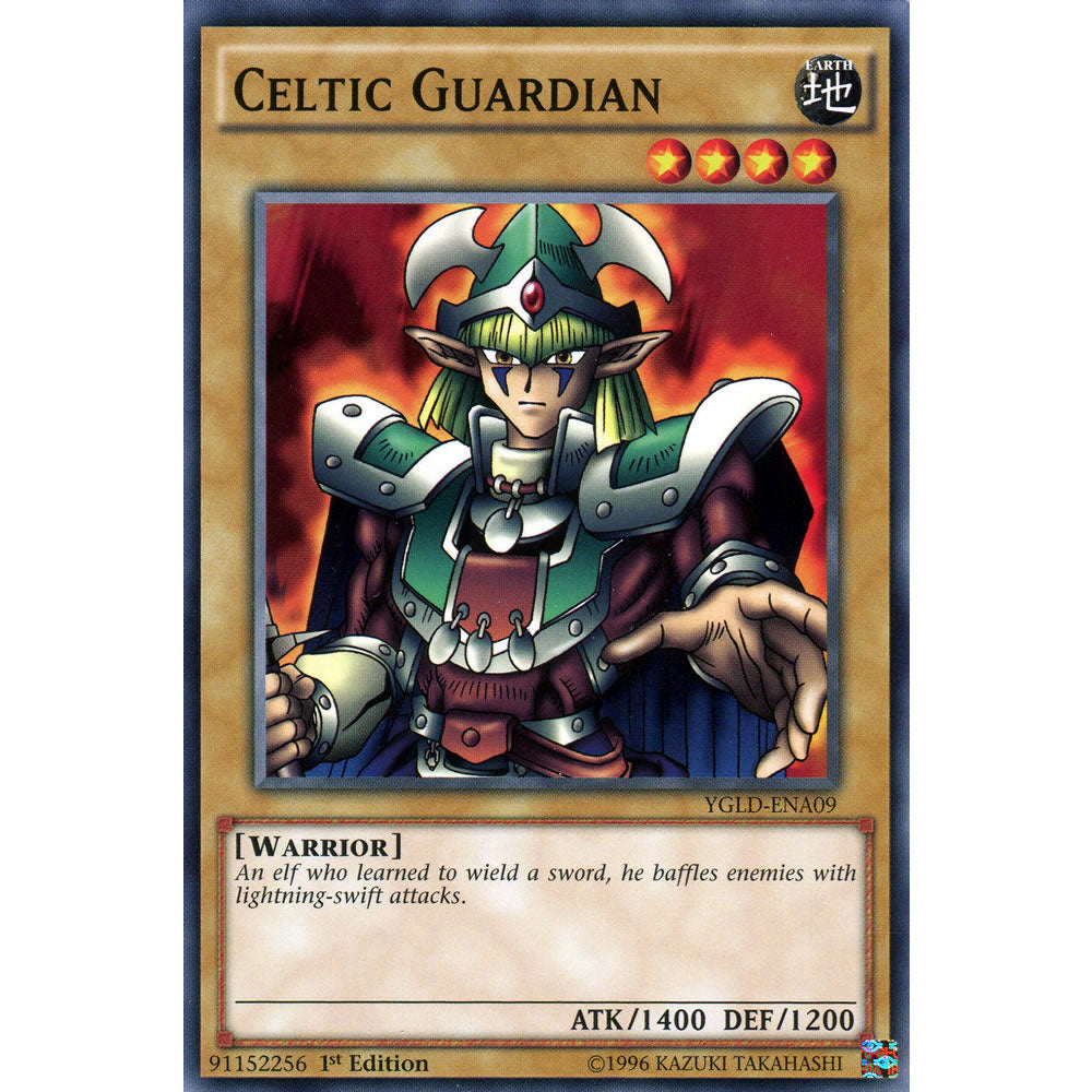 Celtic Guardian YGLD-ENA09 Yu-Gi-Oh! Card from the Yugi's Legendary Decks Set